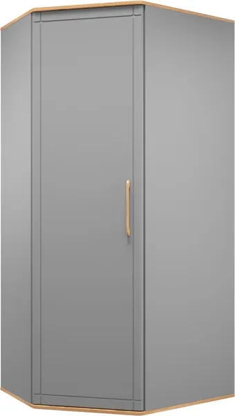 Изображение товара Шкаф MODULA Карпин INV01HC-1D-1000/804/2014(05) (дуб натюрель/серый)