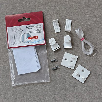 Изображение товара Комплект фиксации для рулонных штор Delfa СНРШ-01М-17.01.00 (белый)