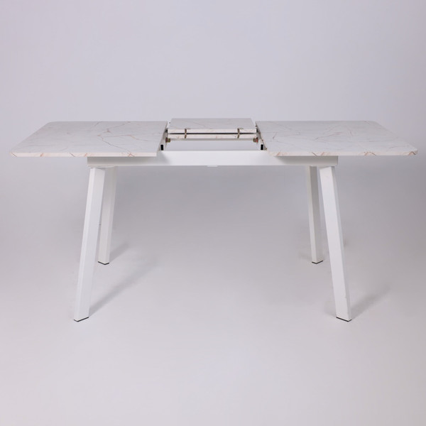 Изображение товара Обеденный стол LEPREMO AV 1209/1 120-160x80 (азул оникс/белый)