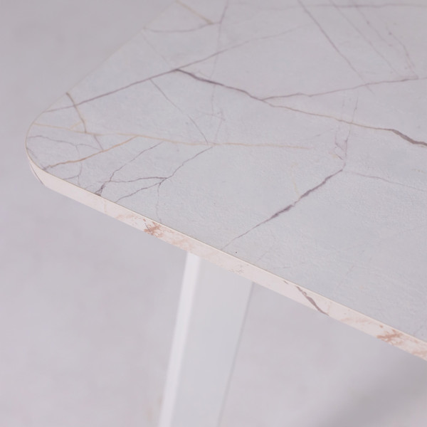 Изображение товара Обеденный стол LEPREMO AV 1209/1 120-160x80 (азул оникс/белый)