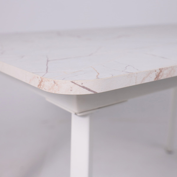 Изображение товара Обеденный стол LEPREMO AV 1209/1 120-160x80 (азул оникс/белый)