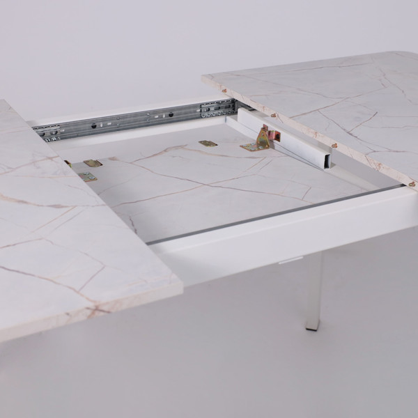 Изображение товара Обеденный стол LEPREMO AV 1209/1 120-160x80 (азул оникс/белый)