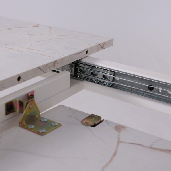 Изображение товара Обеденный стол LEPREMO AV 1209/1 120-160x80 (азул оникс/белый)