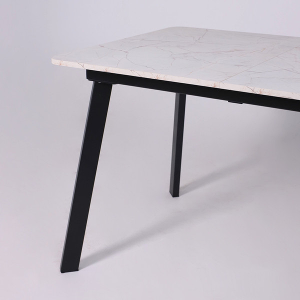 Изображение товара Обеденный стол LEPREMO AV 1209/1 120-160x80 (азул оникс/черный)