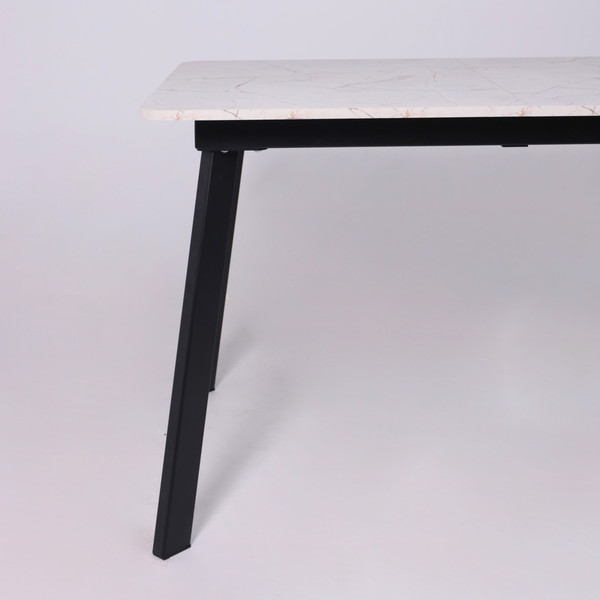 Изображение товара Обеденный стол LEPREMO AV 1209/1 120-160x80 (азул оникс/черный)