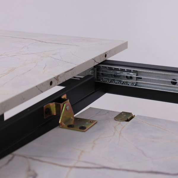 Изображение товара Обеденный стол LEPREMO AV 1209/1 120-160x80 (азул оникс/черный)