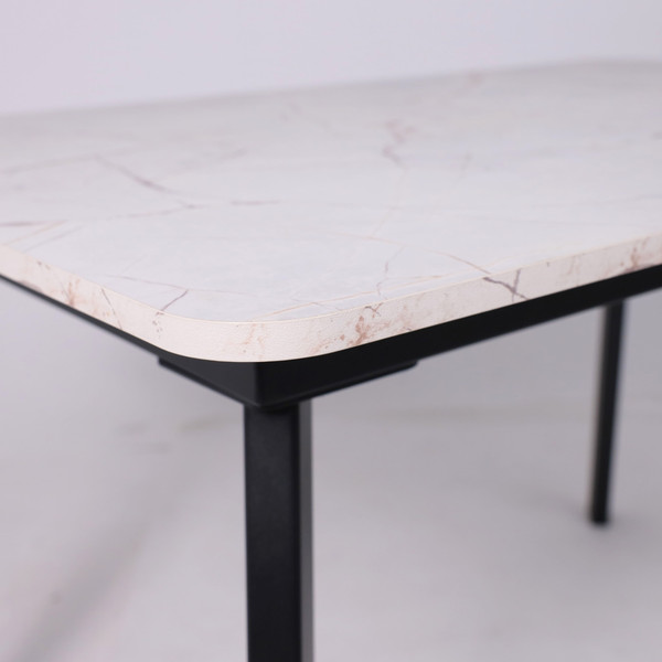 Изображение товара Обеденный стол LEPREMO AV 1209/1 120-160x80 (азул оникс/черный)