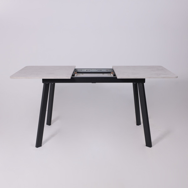 Изображение товара Обеденный стол LEPREMO AV 1209/1 120-160x80 (ароза светлая/черный)