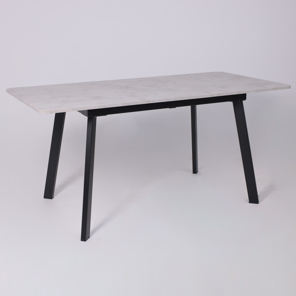 Изображение товара Обеденный стол LEPREMO AV 1209/1 120-160x80 (ароза светлая/черный)