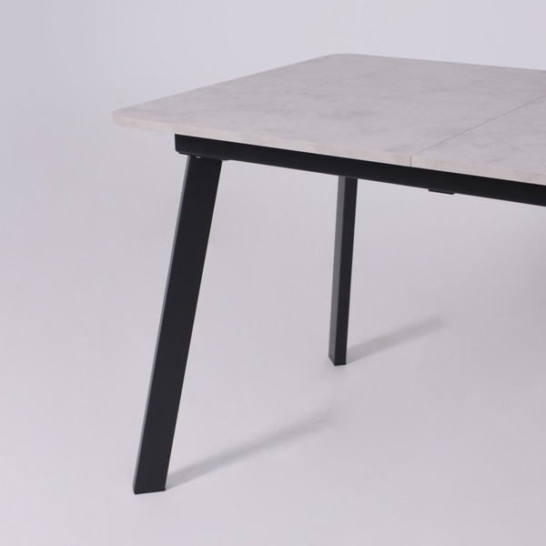 Изображение товара Обеденный стол LEPREMO AV 1209/1 120-160x80 (ароза светлая/черный)