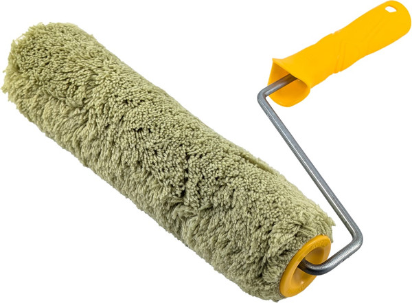 Изображение товара Валик малярный Korvus С ручкой фасадный 18/250/40мм / 2327 (полиакрил)