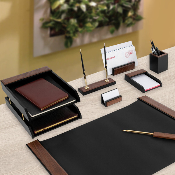 Изображение товара Настольный набор Galant 238161 (8пр, орех/черный)