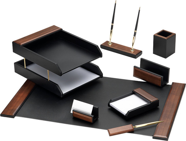 Изображение товара Настольный набор Galant 238161 (8пр, орех/черный)