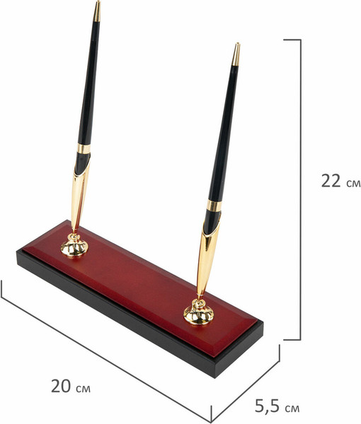 Изображение товара Настольный набор Galant 238162 (8пр, красное дерево/черный)