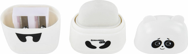 Изображение товара Точилка Brauberg Kids. Панда. С ластиком / 271988