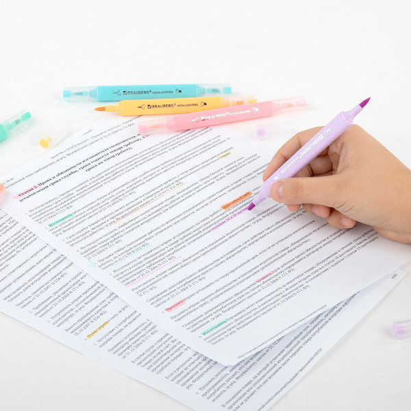 Изображение товара Набор маркеров Brauberg Tip-D / 152533 (6цв)