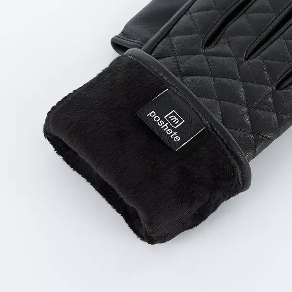 Изображение товара Перчатки Poshete 503-W3211-8-BLK (черный)