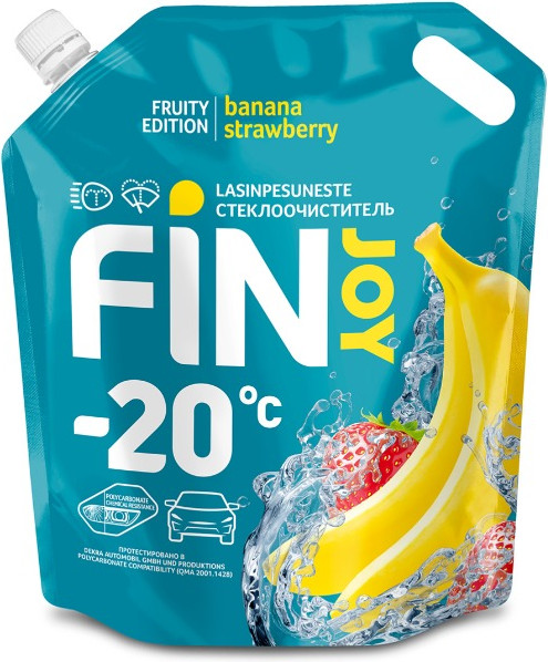 Изображение товара Жидкость стеклоомывающая Fin Joy Fruity Banana -20 DP (3.5л)
