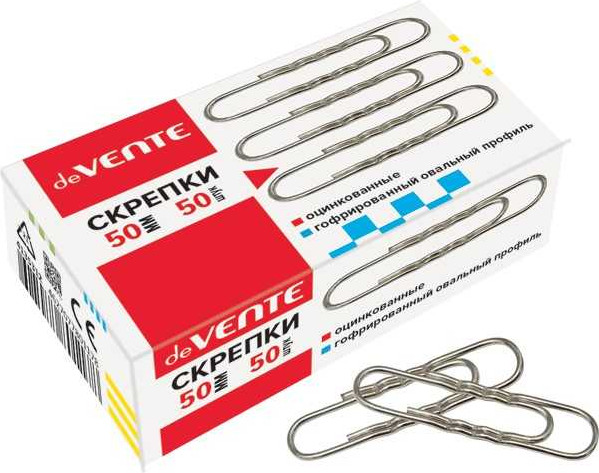Изображение товара Скрепки deVente 4135312 (50шт)
