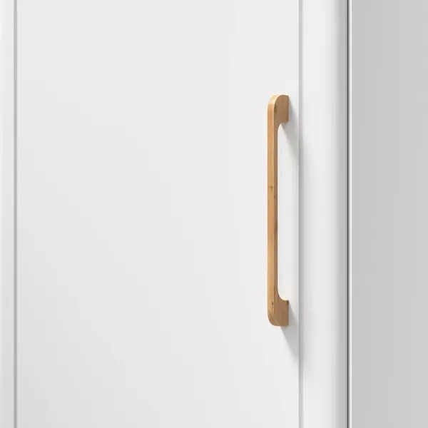 Изображение товара Шкаф MODULA Карпин INV01HC-1D-1000/804/2014(02) (дуб натюрель/белый премиум)