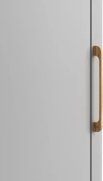 Изображение товара Шкаф-пенал MODULA Карпин INV01HP-1D-502/621/2204(05) (дуб натюрель/серый)