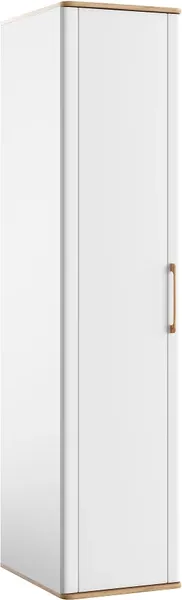 Изображение товара Шкаф-пенал MODULA Карпин INV01HP-1D-502/621/2204(02) (дуб натюрель/белый премиум)