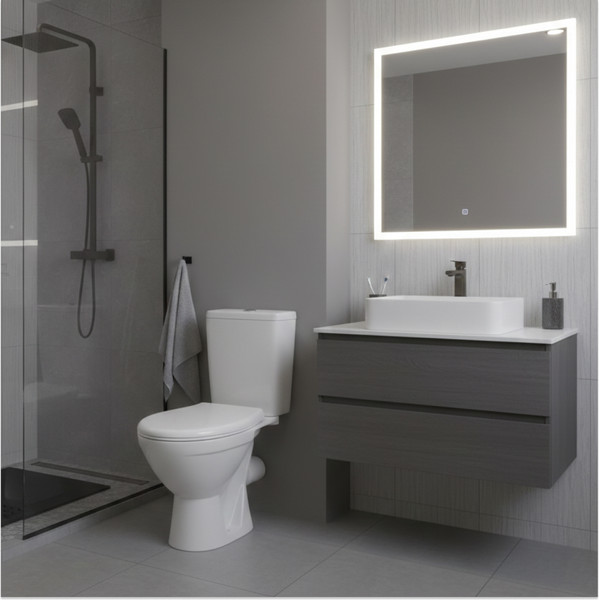 Изображение товара Унитаз напольный Rosa Соло Люкс (белый)