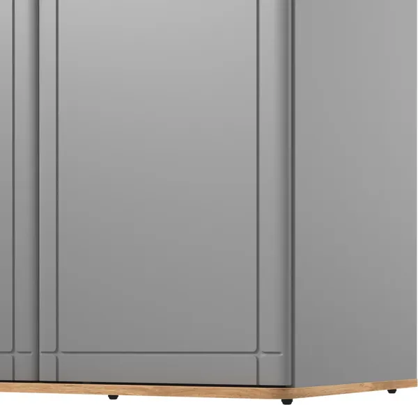 Изображение товара Шкаф MODULA Карпин INV01HP-2D-1002/621/2014(05) (дуб натюрель/серый)