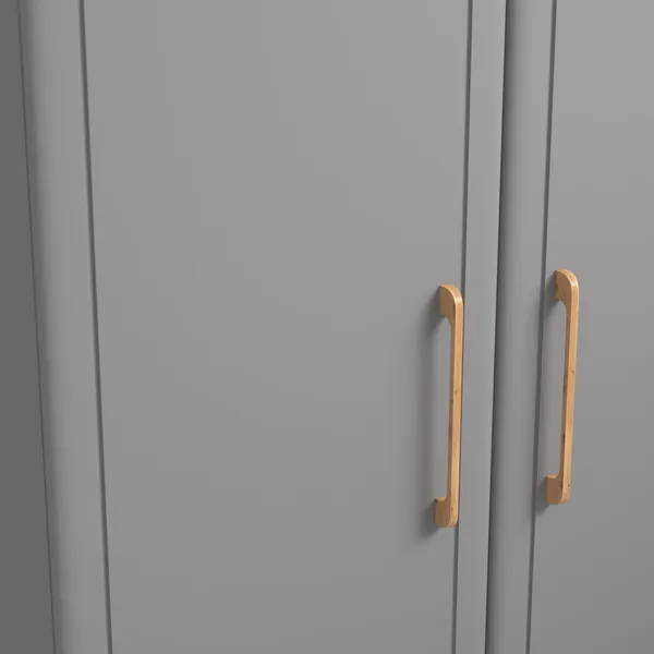 Изображение товара Шкаф MODULA Карпин INV01HP-2D-1002/621/2014(05) (дуб натюрель/серый)