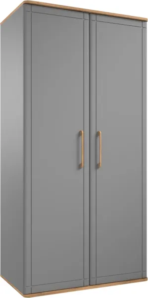 Изображение товара Шкаф MODULA Карпин INV01HP-2D-1002/621/2014(05) (дуб натюрель/серый)