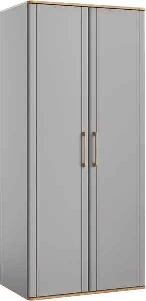 Изображение товара Шкаф MODULA Карпин INV01HP-2D-1002/621/2204(05) (дуб натюрель/серый)