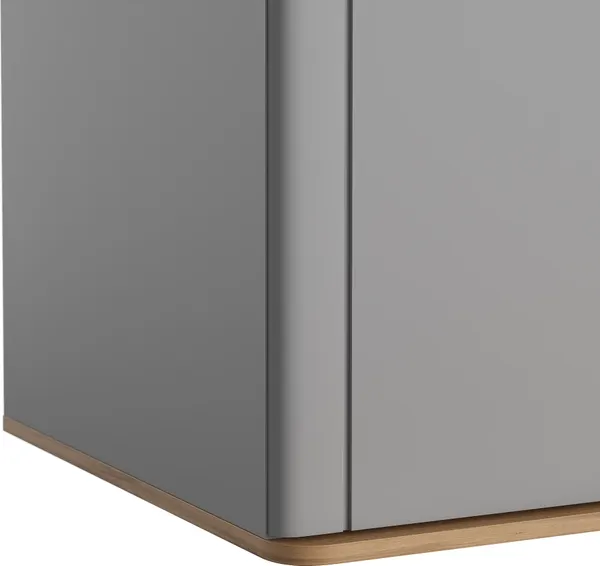 Изображение товара Шкаф MODULA Карпин INV01HP-2D-1002/621/2204(05) (дуб натюрель/серый)