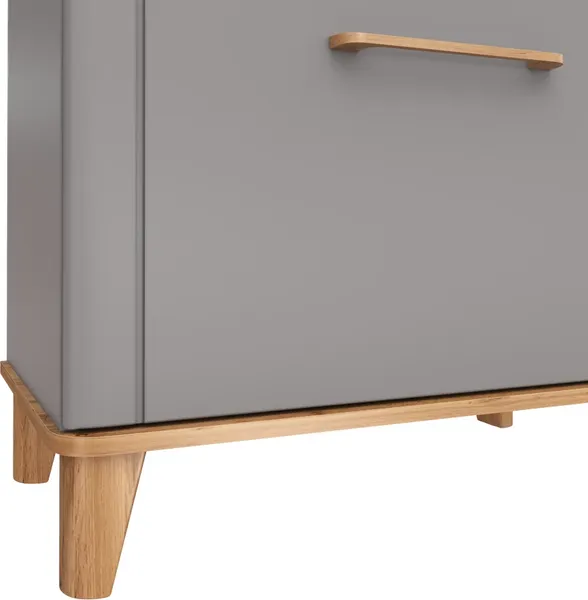 Изображение товара Тумба для обуви MODULA Карпин INV01T-3S-776/425/1181(05) (дуб натюрель/серый)