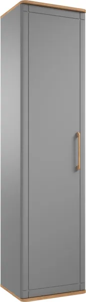 Изображение товара Шкаф-пенал MODULA Карпин INV01HS-1D-502/425/2014(05) (дуб натюрель/серый)