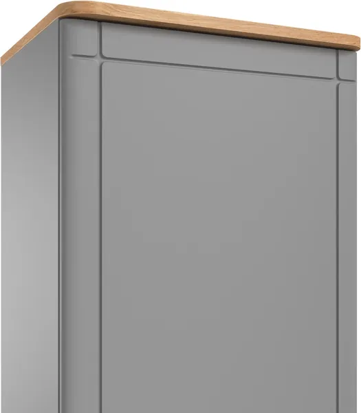 Изображение товара Шкаф-пенал MODULA Карпин INV01HS-1D-502/425/2014(05) (дуб натюрель/серый)