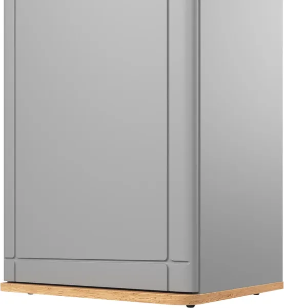 Изображение товара Шкаф-пенал MODULA Карпин INV01HS-1D-502/425/2014(05) (дуб натюрель/серый)