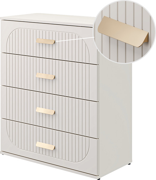 Изображение товара Комод MODULA Хелена INV02T-4S-804/398/934(18) (кашемир)