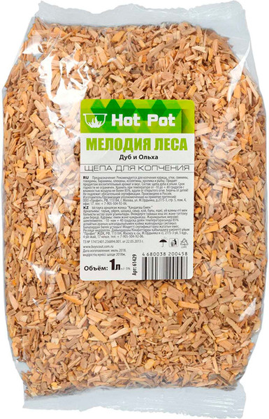 Изображение товара Щепа для копчения Hot Pot Мелодия леса 61667 (1л)