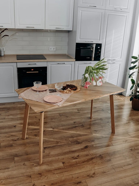 Изображение товара Обеденный стол SemWood СОБ/Д-М7/1400.800Е 140х80