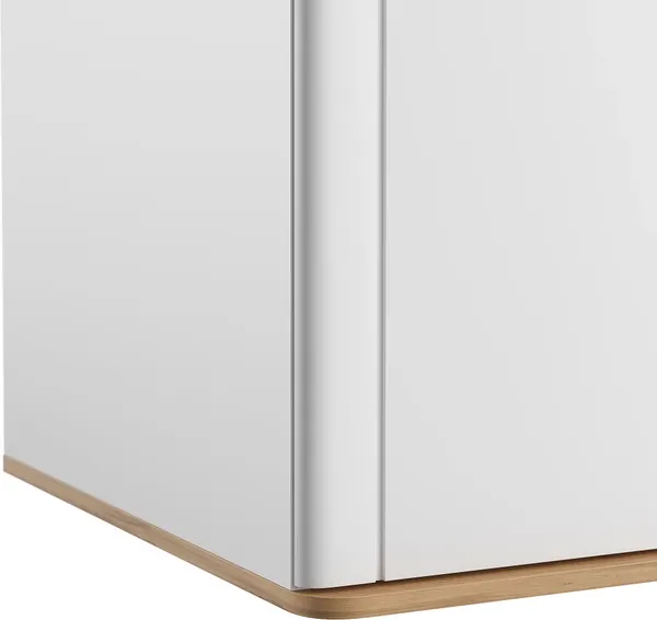 Изображение товара Шкаф MODULA Карпин INV01HP-2D-1002/621/2204(02) (дуб натюрель/белый премиум)