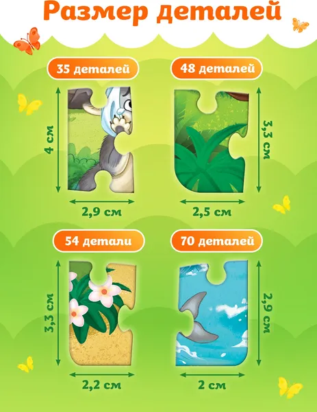 Изображение товара Набор пазлов Puzzle Time Айболит / 10884338