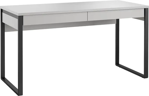 Изображение товара Письменный стол MODULA Карпин INV01SP-2S-1400/600/767(12) (серый)