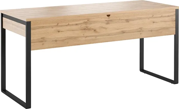 Изображение товара Письменный стол MODULA Карпин INV01SP-2S-1600/600/767(10) (дуб натюрель)