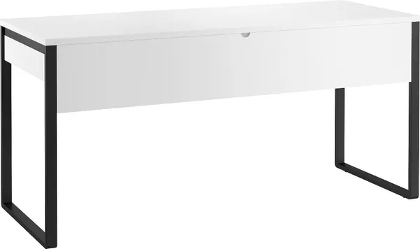 Изображение товара Письменный стол MODULA Карпин INV01SP-2S-1600/600/767(11) (белый премиум)