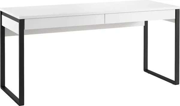 Изображение товара Письменный стол MODULA Карпин INV01SP-2S-1600/600/767(11) (белый премиум)