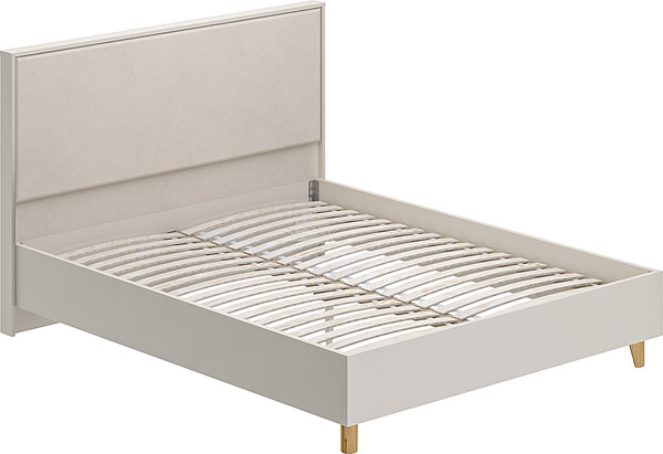 Изображение товара Двуспальная кровать MODULA Хелена INV02K-1690/2083/1143(17) (кашемир/ткань Velutto 4V)