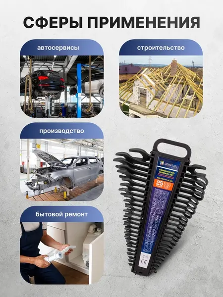 Изображение товара Набор ключей Sigmatool 5261P36-41 (63661)