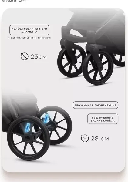 Изображение товара Детская универсальная коляска Riko Montana X 3 в 1 Basic (51 зеленый)