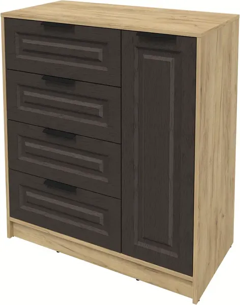 Изображение товара Тумба Interline Концепт КТ-Т90 Деко (дуб золотой/дуб английский)