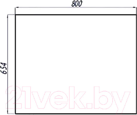 Изображение товара Зеркало Акватон Отель 80 (1A101302OT010)